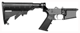 DELTON AR-15 COMPLETE LOWER W/COLLAPSIBLE STOCK 5.56MM