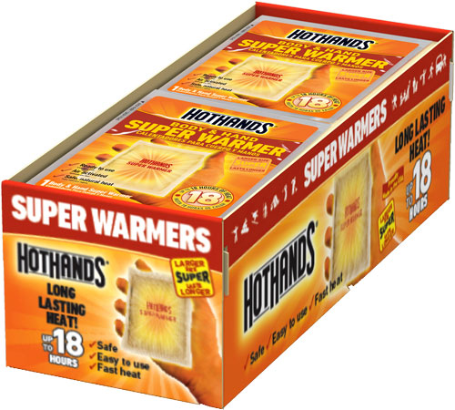 HotHands HH1ED240E Super Warmer  Body/Hands 40 Pieces