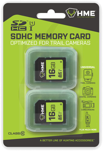 HME SD MEMORY CARD 16GB 2PK