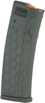 HEXMAG MAGAZINE AR-15 5.56X45 15RD GRAY POLYMER SERIES 2