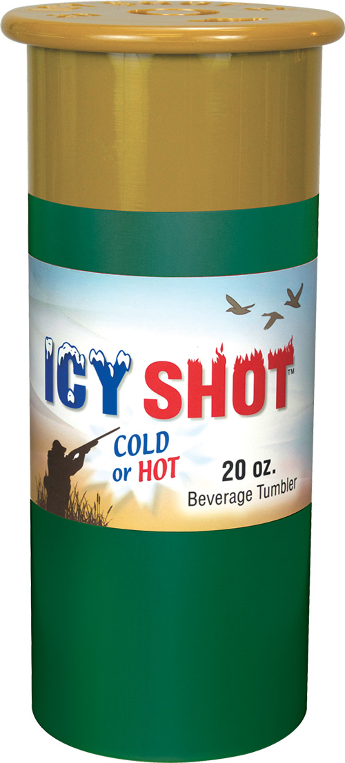 PSP ICY SHOT 20 OZ TUMBLER SHOTGUN SHELL LOOK GREEN