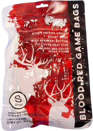 KOOLA BUCK ANTI-MICROBIAL GAME BAG BLOOD RED SMALL SINGLE BAG