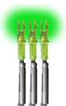 Lumenok Lighted Nocks  <br>  Green X 3 pk.