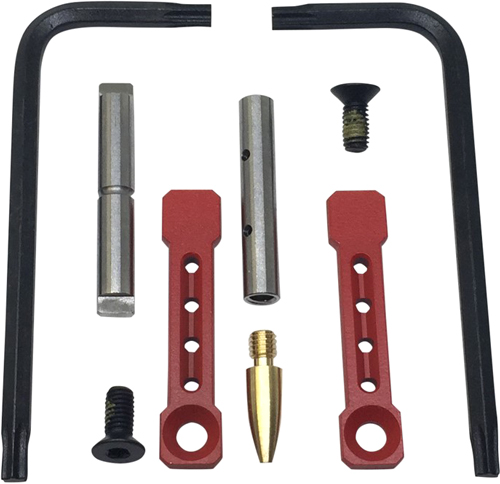 KNS PIN KIT NON-ROTATING GEN ST AR15/M16 .154 RED