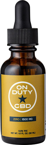 ON DUTY CBD OIL THC FREE 1500MG 30ML BOTTLE (1 FL.OZ.)