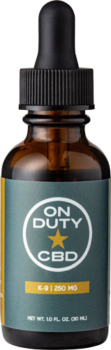 On Duty CBD Pet Oil Drops  <br>  250 mg 15 mL