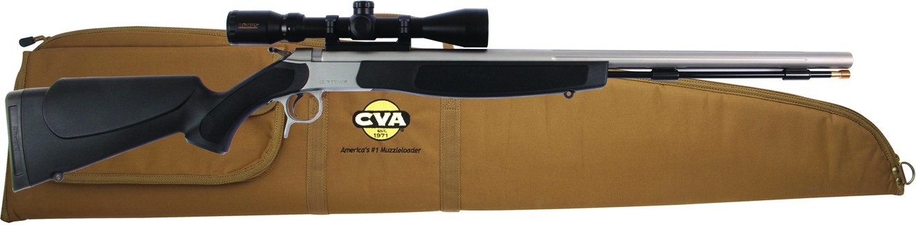 CVA Optima V2 Muzzleloader Combo  <br>  Stainless/Black .50 cal. KonusPro 3-9x40