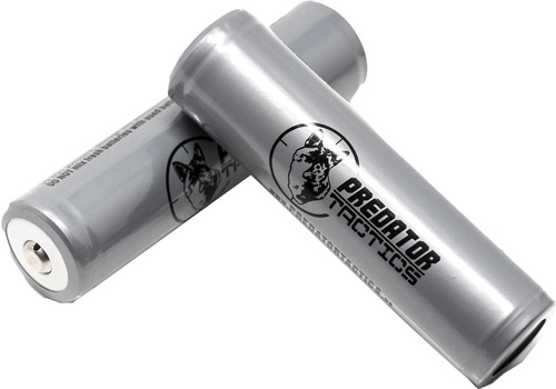 Predator Tactics 97390 18650 Rechargable Batteries 2pk 2400mAh