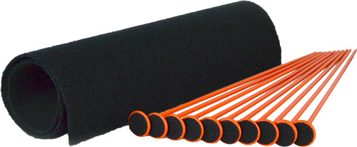 GSS SMALL RIFLE ROD KIT 10 ORG RIFLE RODS .22 CAL 19