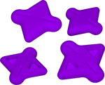 VAPORTRAIL STRING SILENCER STRING BAT PURPLE 4PK!