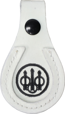 BERETTA BARREL REST/TOE PAD WHITE LEATHER