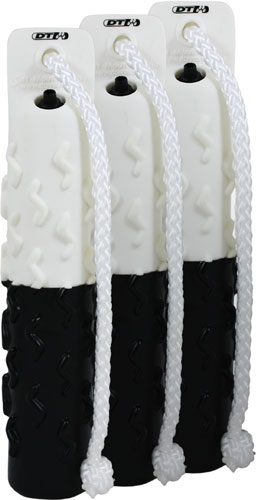 DT Systems 82703 Soft Mouth Dog Training Dummy 3Pk Small Black/White