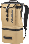 PELICAN SOFT COOLER BACKPACK COMPRESSION MOLDED COYOTE