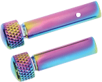 GUNTEC AR15 EXTENDED TAKEDOWN PIN SET RAINBOW PVD COATED