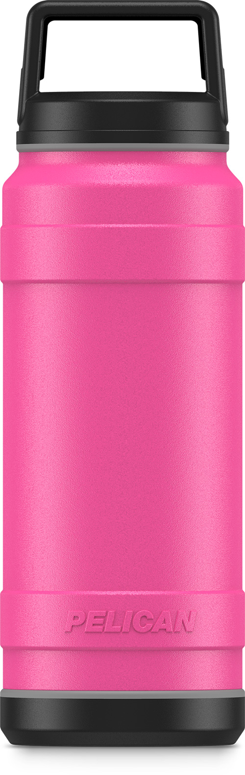 PELICAN TRAVELER 18 OZ BOTTLE SCREW TOP, LEAK PROOF SS PINK