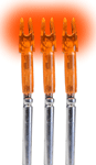 Lumenok Lighted Nocks  <br>  HD Orange X 3 pk.