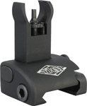 YHM QDS SIGHT FRONT HOODED QUICK DEPLOY BLACK
