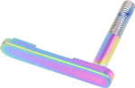 GUNTEC AR15 MAG CATCH LEVER MATTE RAINBOW PVD COATED