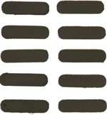 GUNTEC RUBBER INSERT COVERS 10PK M-LOK BLACK