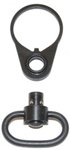 GUNTEC QD SINGLE POINT SLING ADAPTER W/QD SWIVEL BLACK
